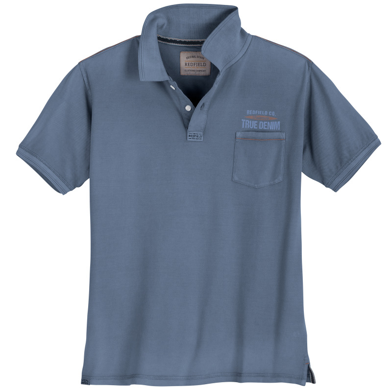 Stone Washed Polo pique 