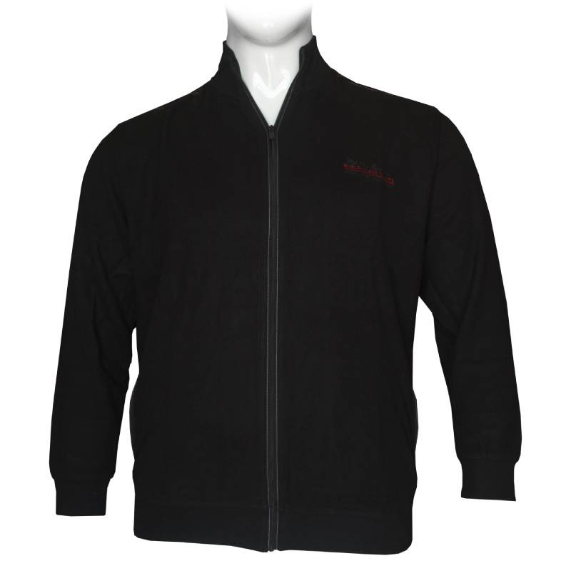 Ζακέτα βαμβακερή wool feel με κεντητές λεπτομέρειες - Black Rock