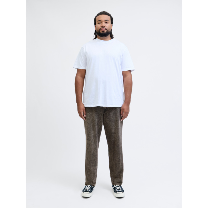 Jean σταθερό μεσαίου καβάλου plus fit, "Chris Original ST 336" by Jack & Jones - Black