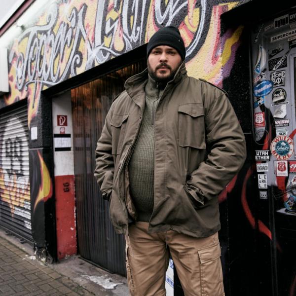 Military Jacket M65 by Brandit - Dark Olive Green