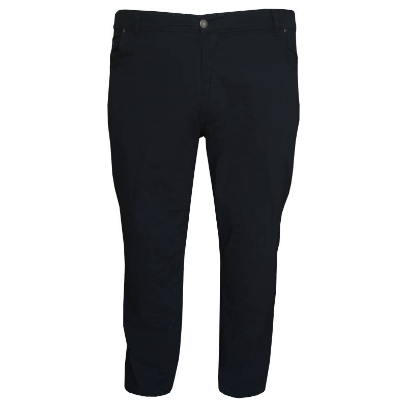 Καλοκαιρινό ελαστικό πεντάτσεπο παντελόνι μεσαίου καβάλου "Gunwale23"by L.T.G - Black