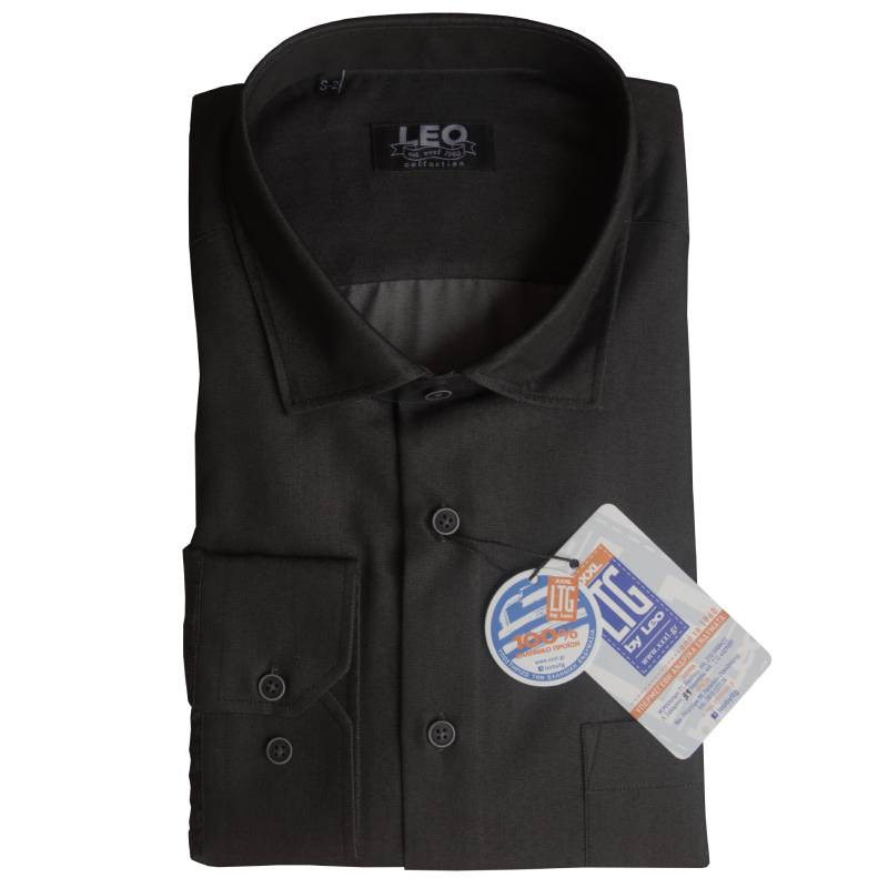 Ελαστικό πουκάμισο "Denim look" by LTG - Black Rock