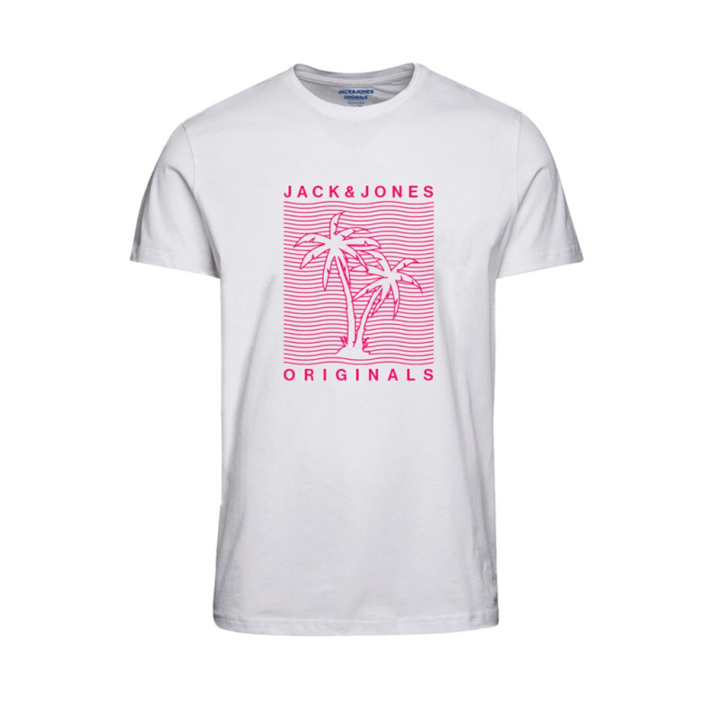 Jack & Jones "Chance" T-shirt σε Plus fit γραμμή - Bright White