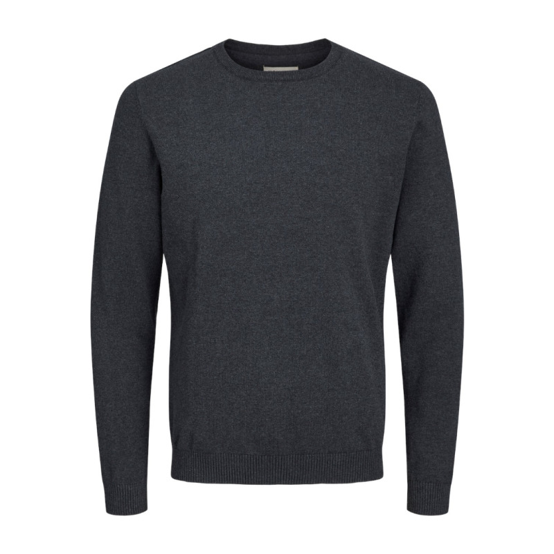Jack & Jones knit crew neck - Dark Grey Melange