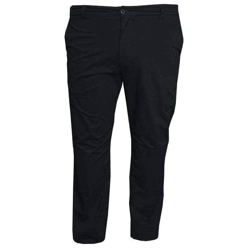 Ανοιξιάτικο ελαστικό chino παντελόνι μεσαίου καβάλου - Black