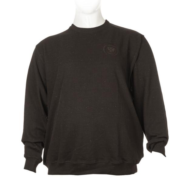 Μπλούζα λαιμόκοψη wool feel με patch - Coffee Brown