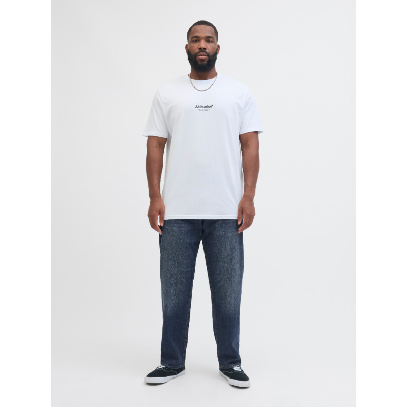 Jean ελαστικό μεσαίου καβάλου plus fit Tapered, "Mike Original 419" by Jack & Jones - Blue Denim