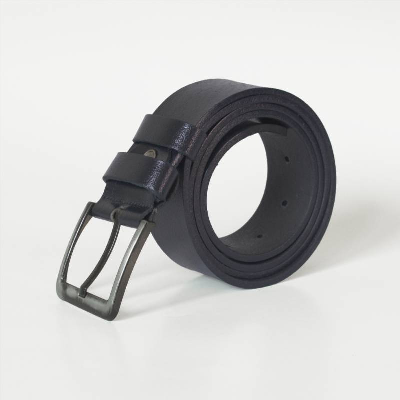 Ζώνη Casual (4cm φάρδος) δερμάτινη - Dark Blue