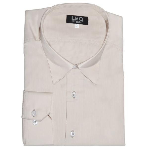 Πουκάμισο μονόχρωμο μακρυμάνικο - ΜΠΕΖ