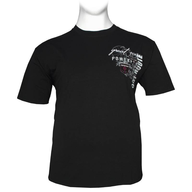 King size μακό pennie T-shirt "Expedition" της Polopepe - Black