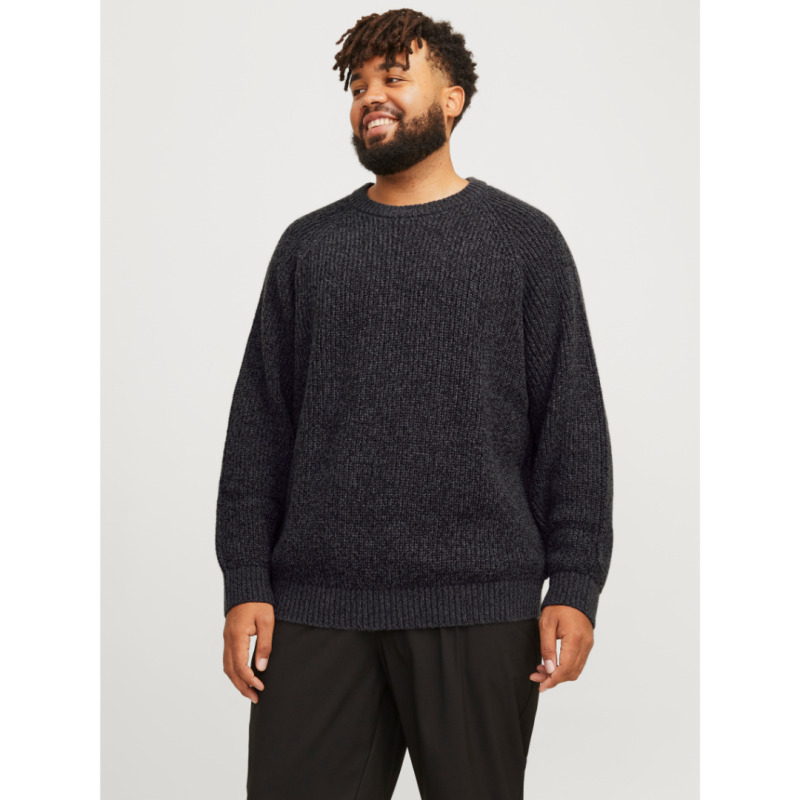 Πλεκτό πουλόβερ "Jones Knit" της Jack & Jones - Asphalt Grey