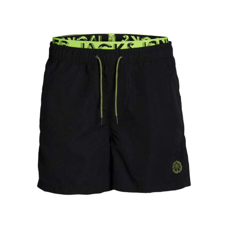 Βερμούδα μαγιό "Fiji Swim DB Neon" της Jack & Jones - Black