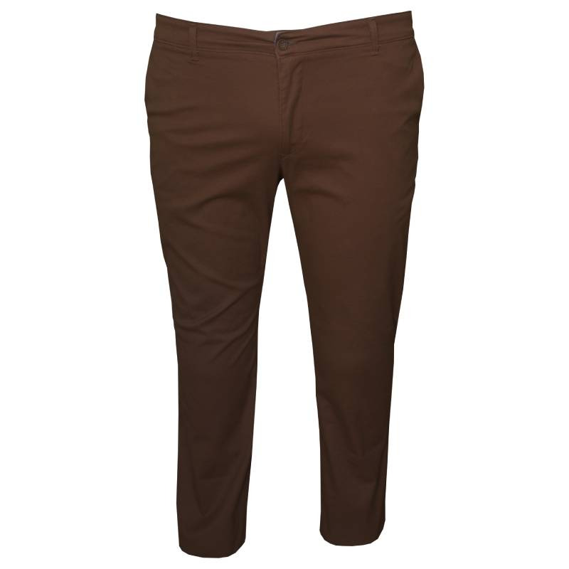 Ελαστικό demi saison chino παντελόνι "Premium Formal Sail",της L.T.G - Coffee Brown