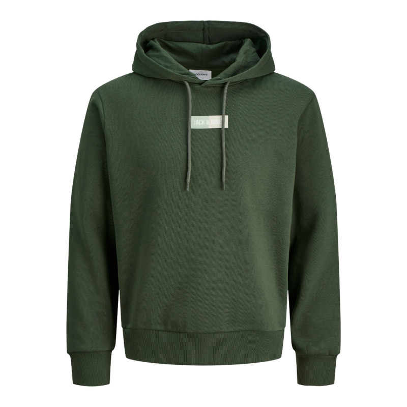 Hoodie φούτερ με μεταξοτυπία "Pan Sweat Hood" Jack & Jones +Fit - Duffel Bag