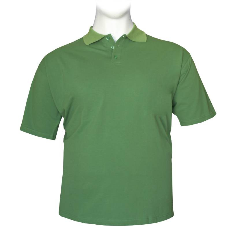 Βαμβακερό πικέ μπλουζάκι "Polo Plain" της Leo Collection - Highland