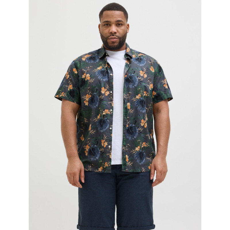 Πουκάμισο κοντομάνικο "Hawaii AOP Shirt",της Jack & Jones - Castle Rock