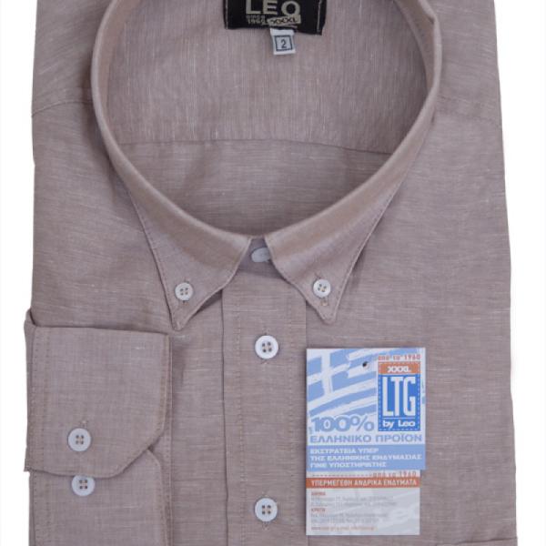 Πουκάμισο λινό μακρυμάνικο - AMMOY