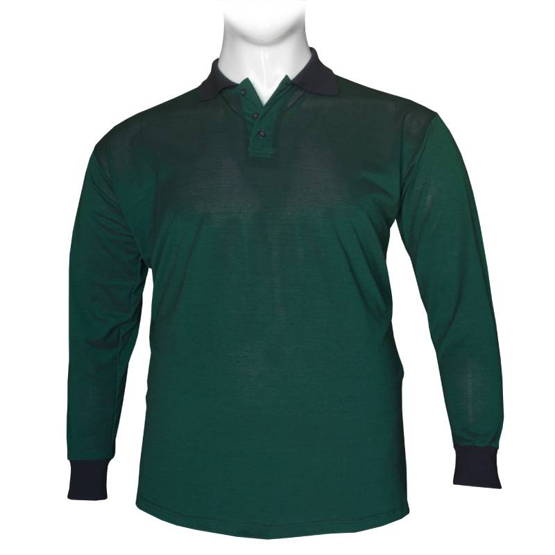 Polo πικέ μακρυμάνικο "Plain Formal",της Leo Collection - Nordic