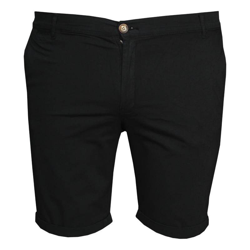 Ελαστική καπαρτινέ βερμούδα chino "Marco" της Trial - Black