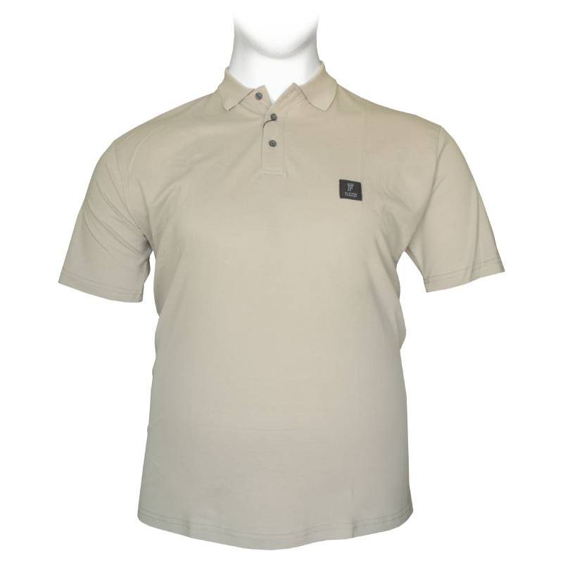 Polo pique με patch στο στήθος - Beige